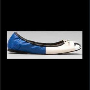 Sam Edelman FAIRLEIGH Blue Cap Toe Ballet flats 6